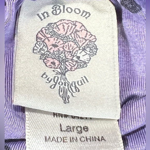 Jonquil In Bloom Spaghetti Strap Nighty Chemise Size Large - Picture 8 of 8